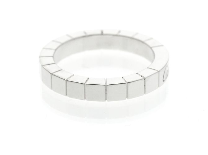 Anello Cartier Lanieres 1P Diamond Band in oro bianco 18K - vista 2