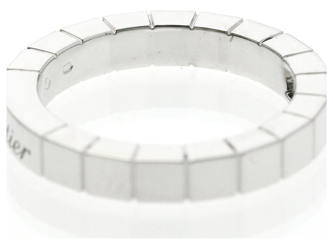 Anello Cartier Lanieres 1P Diamond Band in oro bianco 18K - vista 8