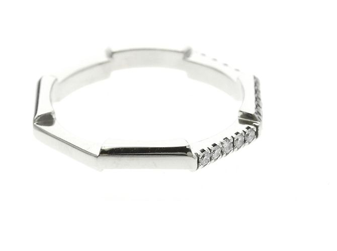 Anillo Link to Love de Gucci en oro blanco de 18K - vista 4