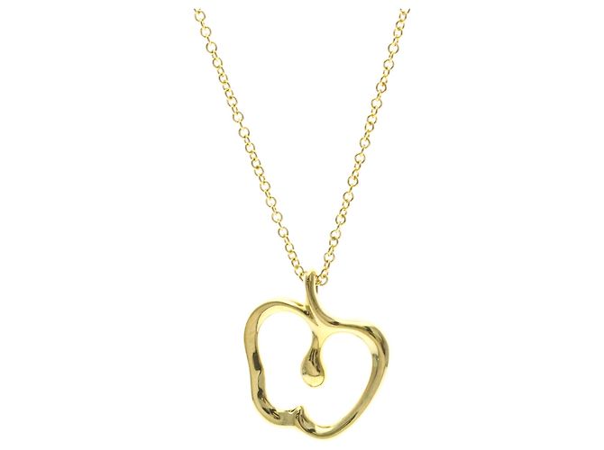 Tiffany & Co Collana con pendente Tiffany Apple in oro giallo D'oro - vista 2