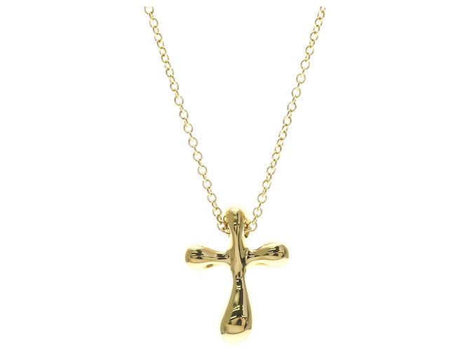 Tiffany & Co Collana Tiffany Small Cross D'oro - vista 2