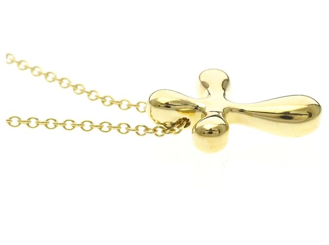 Tiffany & Co Collana Tiffany Small Cross D'oro - vista 5