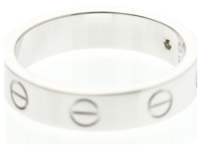 Cartier Mini Love Ring aus 18K Weißgold Silber - Ansicht 7