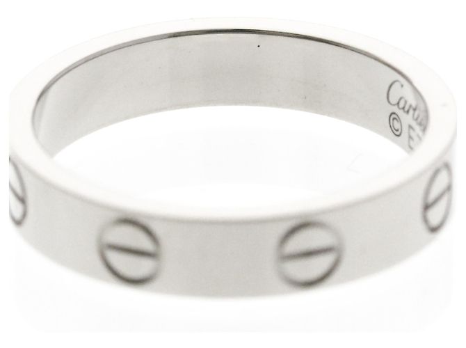 Cartier Mini Love Ring aus Weißgold Silber - Ansicht 6