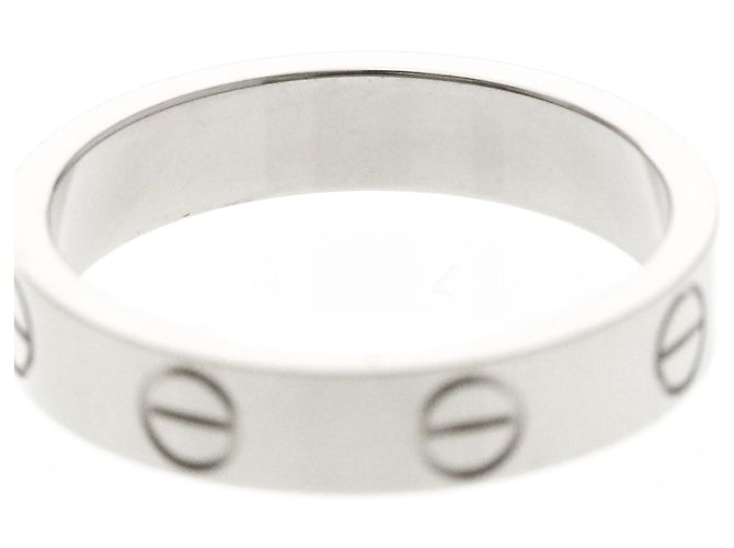 Cartier Mini Love Ring aus Weißgold Silber - Ansicht 7