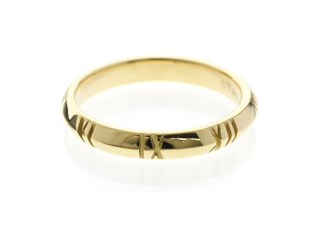 Tiffany & Co Anello stretto chiuso Tiffany Atlas D'oro - vista 2