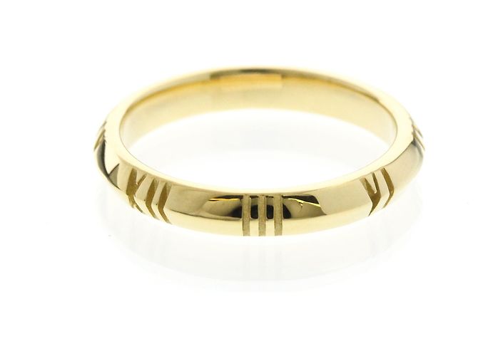 Tiffany & Co Anello stretto chiuso Tiffany Atlas D'oro - vista 3