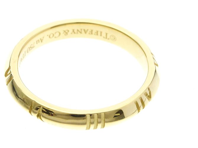 Tiffany & Co Anello stretto chiuso Tiffany Atlas D'oro - vista 9