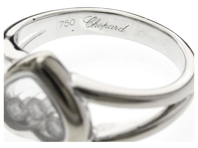 Chopard Happy Diamonds Ring aus 18K Weißgold Silber - Ansicht 5