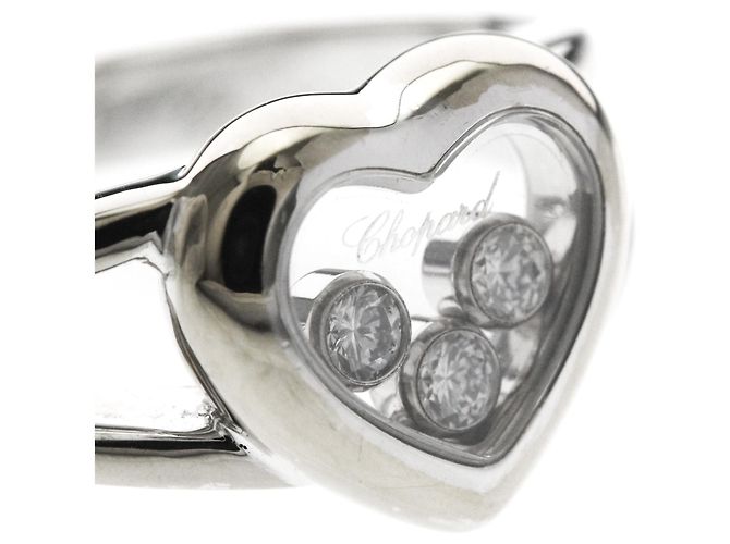 Chopard Happy Diamonds Ring aus 18K Weißgold Silber - Ansicht 8