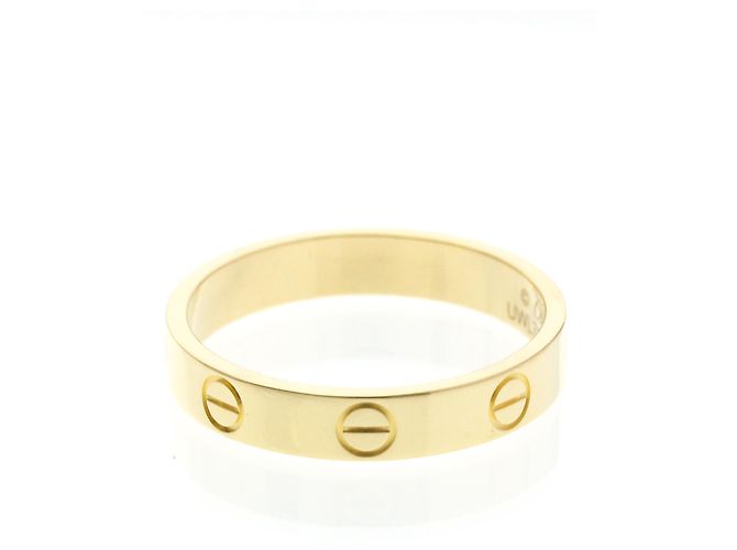 Anello Mini Love di Cartier in oro giallo 18K D'oro - vista 2