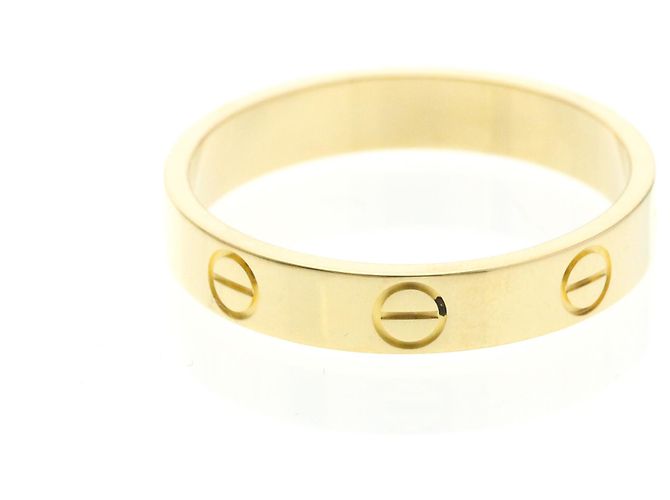 Anello Mini Love di Cartier in oro giallo 18K D'oro - vista 3