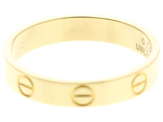 Anello Mini Love di Cartier in oro giallo 18K D'oro - vista 6