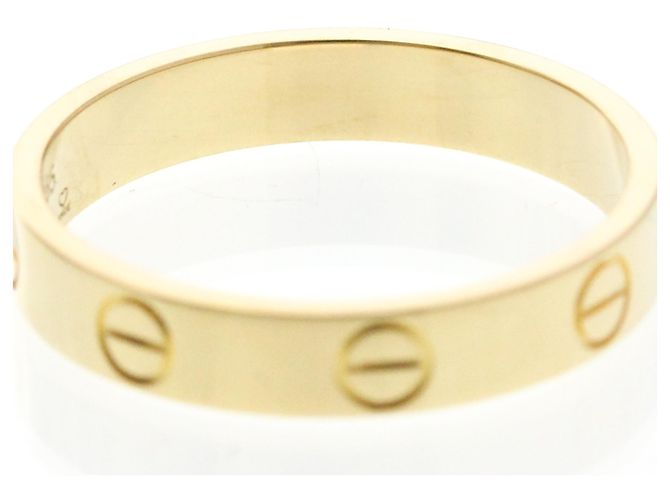 Anello Mini Love di Cartier in oro giallo 18K D'oro - vista 8