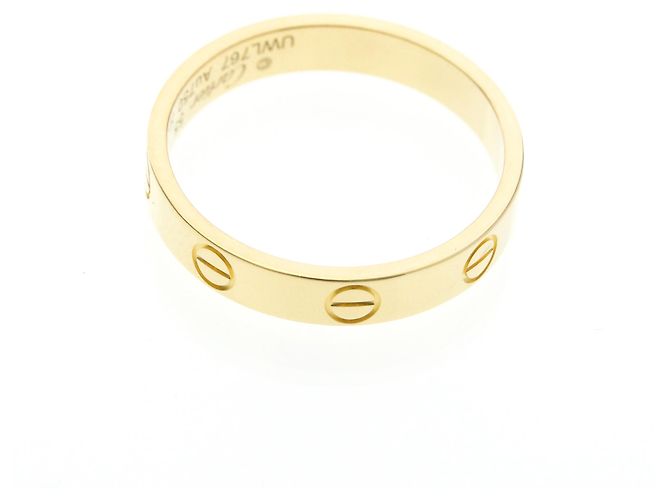 Anello Mini Love di Cartier in oro giallo 18K D'oro - vista 9