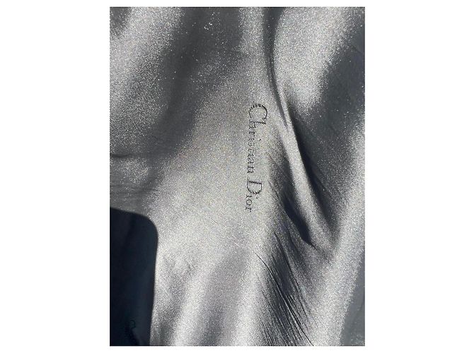 Casaco de pele de vison e raposa prateada Christian Dior Preto - vista 6