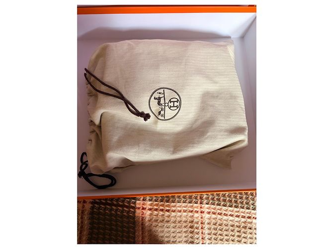 Borsa Saddle Hermès in pelle beige Sabbia - vista 10