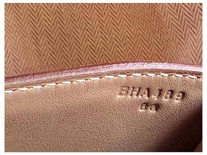Borsa Saddle Hermès in pelle beige Sabbia - vista 4