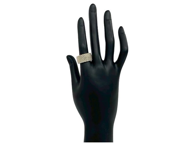 Tiffany & Co Tiffany Somerset Mesh Ring Silber - Ansicht 2