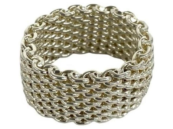 Tiffany & Co Tiffany Somerset Mesh Ring Silber - Ansicht 4