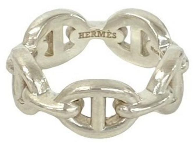 Hermès HERMES Chaine d'Ancre Enchainée PM Sterling Silver 925 Ring Silber - Ansicht 4
