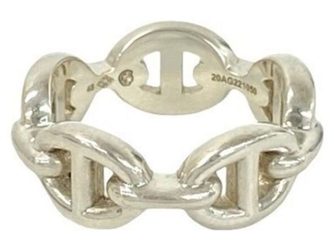Hermès HERMES Chaine d'Ancre Enchainée PM Sterling Silver 925 Ring Silber - Ansicht 5