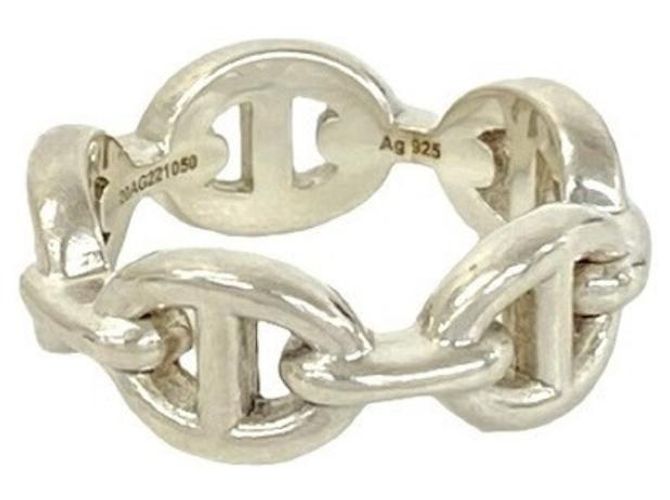Hermès HERMES Chaine d'Ancre Enchainée PM Sterling Silver 925 Ring Silber - Ansicht 6