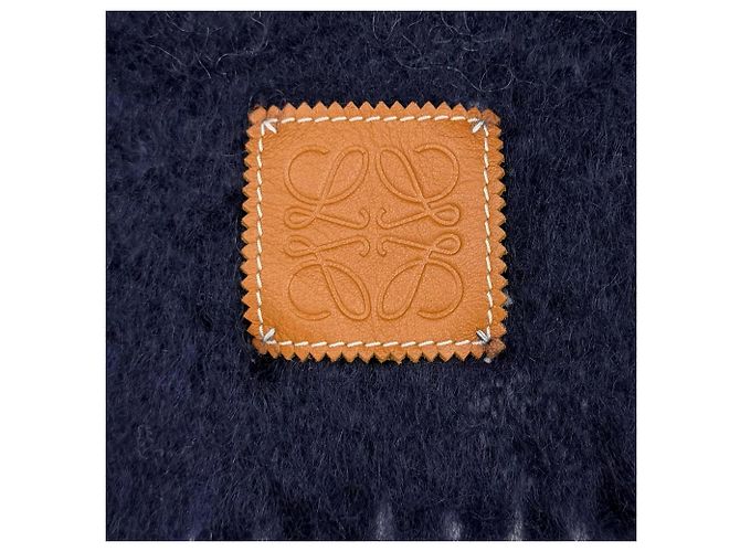 Stola Loewe in misto lana e mohair multicolore - vista 5