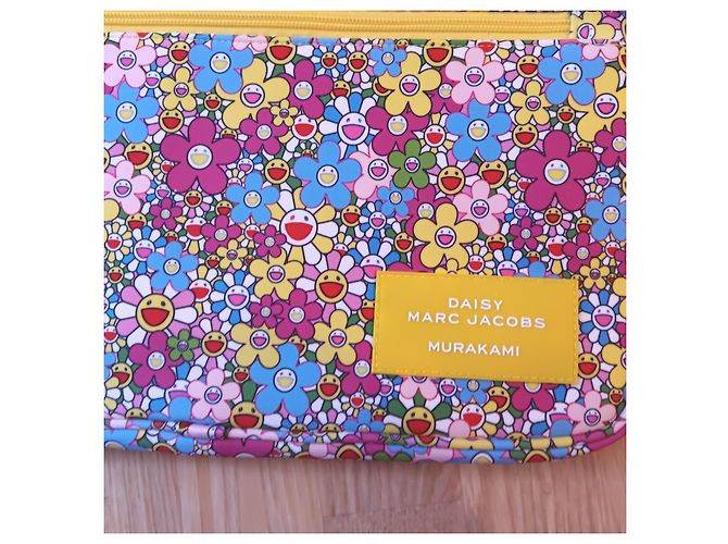 Custodia Laptop Marc Jacobs x Takashi Murakami Daisy Multicolore - vista 2