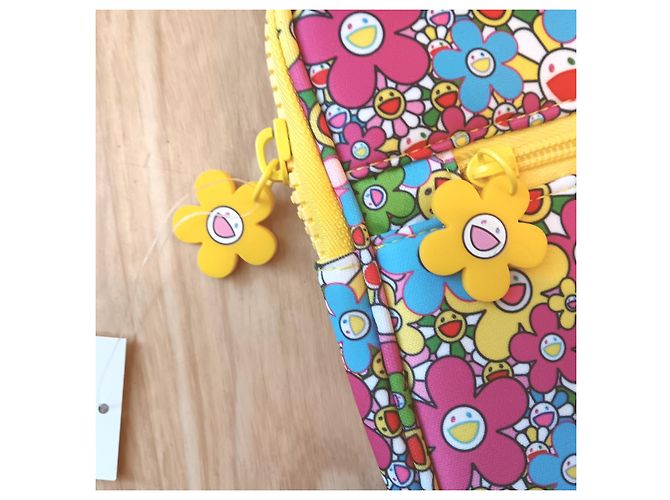 Custodia Laptop Marc Jacobs x Takashi Murakami Daisy Multicolore - vista 3