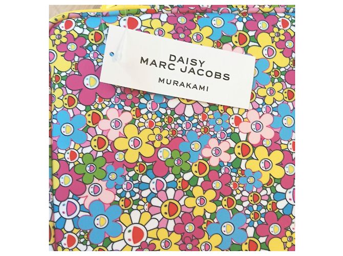 Custodia Laptop Marc Jacobs x Takashi Murakami Daisy Multicolore - vista 6