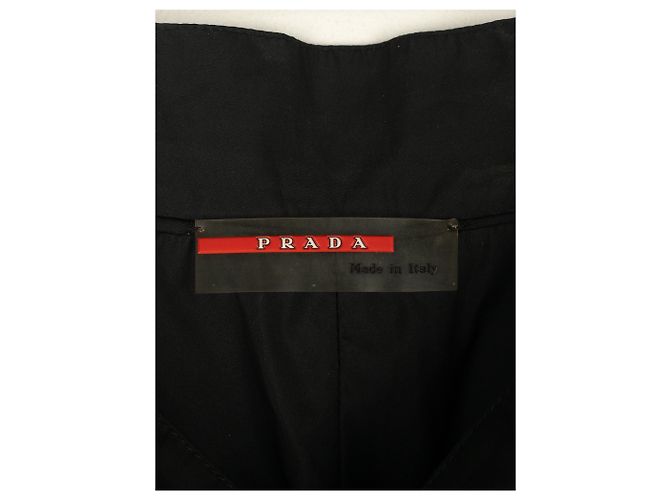 Prada 2000s Linea Rossa Red Tab gesteppte Astro Skihose Schwarz - Ansicht 7