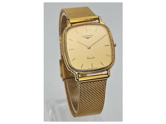 Relógio Longines de Quartzo Dourado Quadrado - vista 3