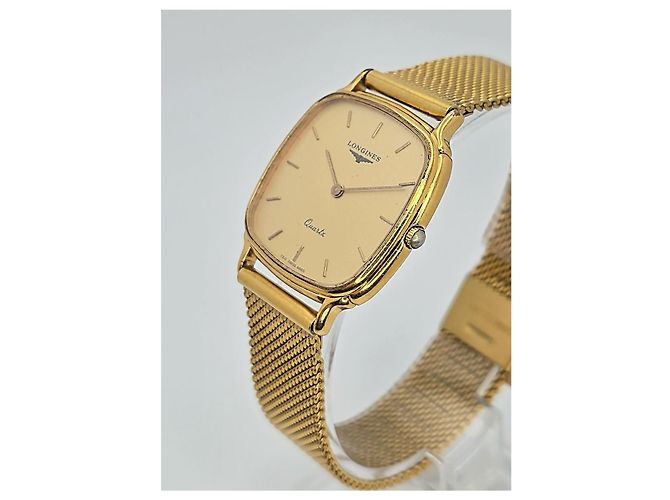 Relógio Longines de Quartzo Dourado Quadrado - vista 4