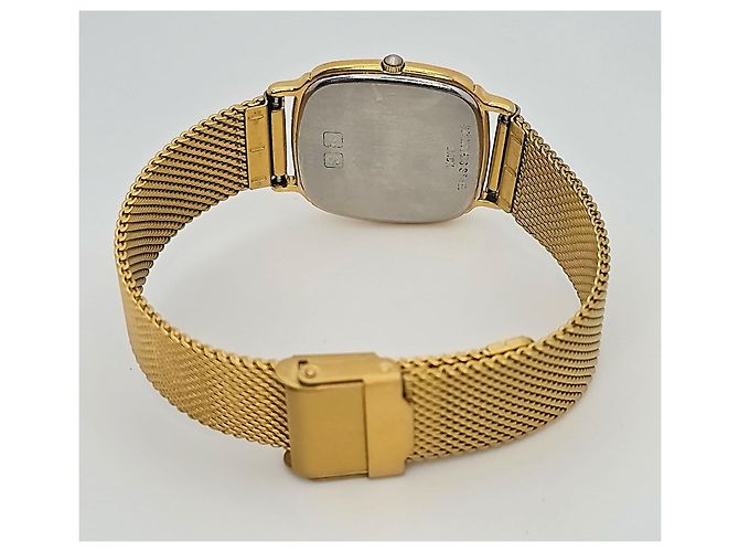 Relógio Longines de Quartzo Dourado Quadrado - vista 5