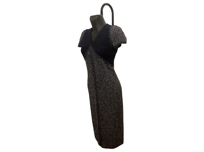 Abito in tweed blu Chanel - vista 2