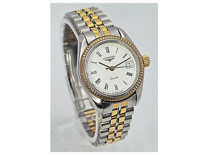 Longines Damen Quarz Uhr Bicolor Silber Golden - Ansicht 2