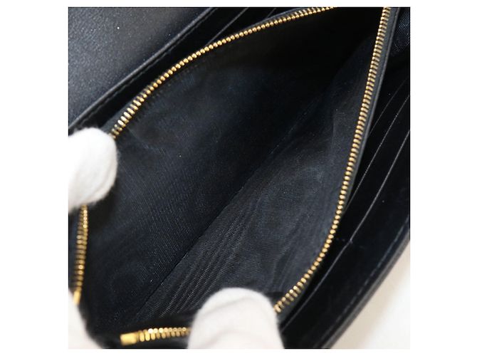 Christian Dior Bi-Fold Long Wallet in Schwarz - Ansicht 5