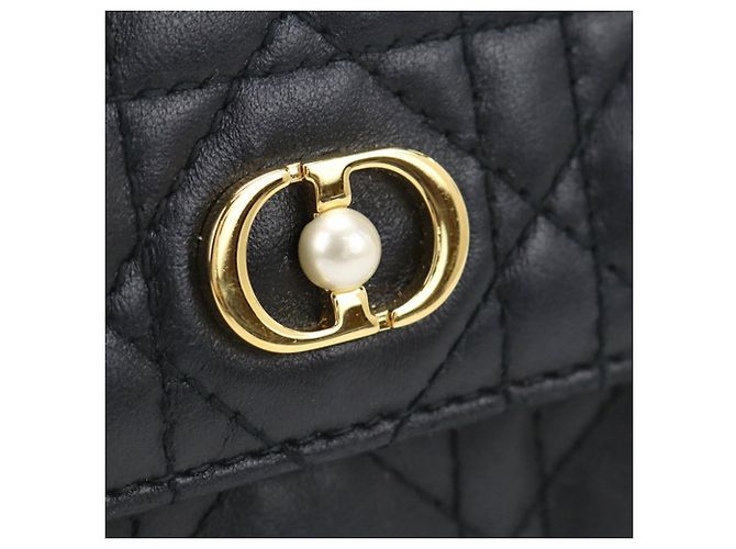 Christian Dior Bi-Fold Long Wallet in Schwarz - Ansicht 6