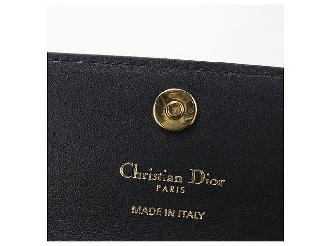 Christian Dior Bi-Fold Long Wallet in Schwarz - Ansicht 7