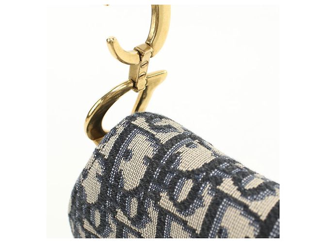 Borsa Christian Dior DIOR Mini Saddle Blu navy - vista 7