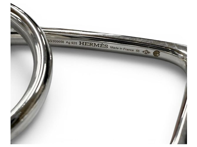 Ring Hermès Anello HERMES Chaine d'Ancre Punk Triple Band Argento - vista 5