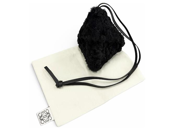 Borsa Loewe Puzzle Fold Charm Nero - vista 2