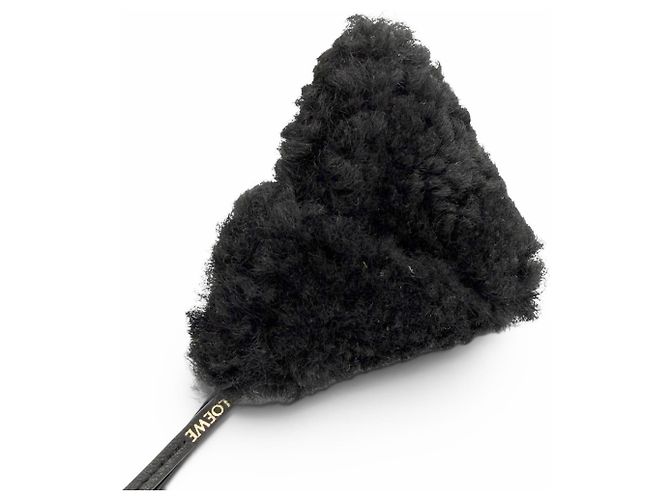 Borsa Loewe Puzzle Fold Charm Nero - vista 4