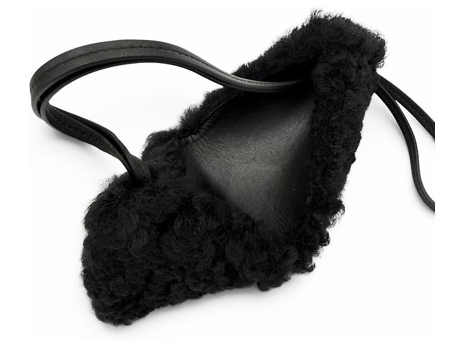 Borsa Loewe Puzzle Fold Charm Nero - vista 6