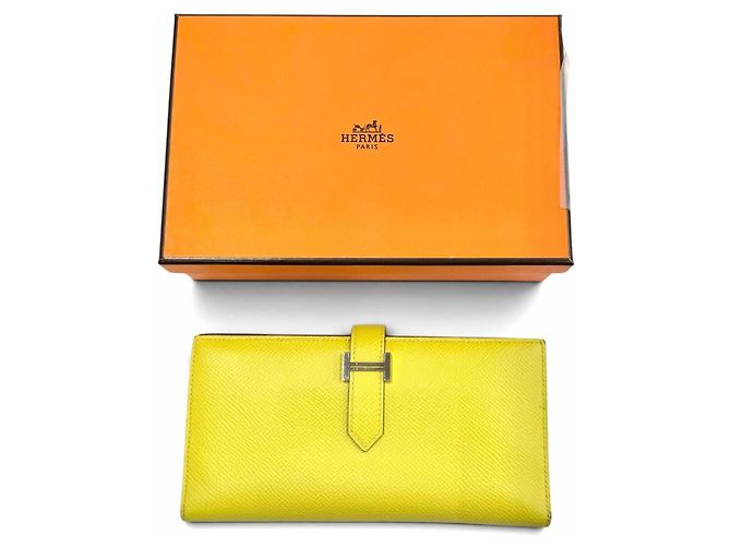 Hermès Bearn Soufflé Verso Long Wallet Golden - Ansicht 2