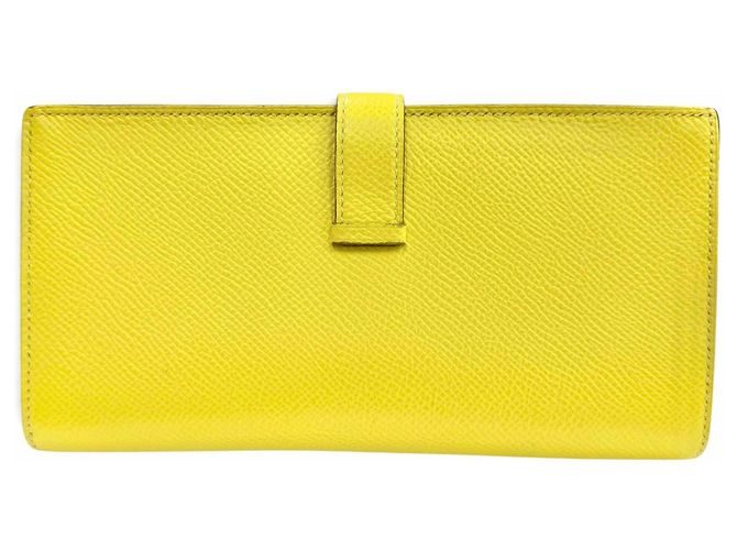 Hermès Bearn Soufflé Verso Long Wallet Golden - Ansicht 3