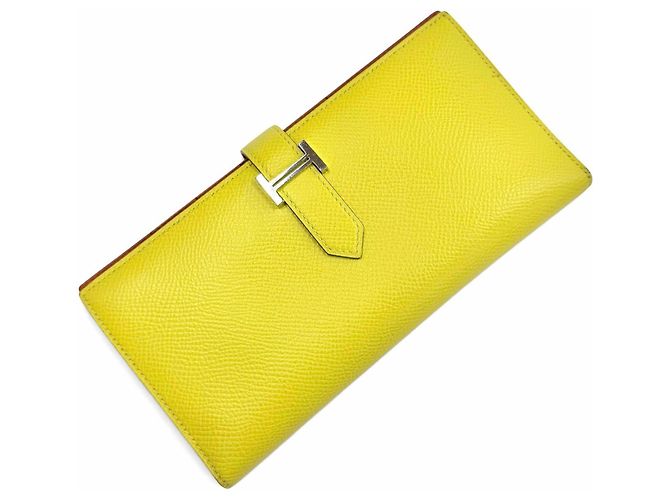 Hermès Bearn Soufflé Verso Long Wallet Golden - Ansicht 4