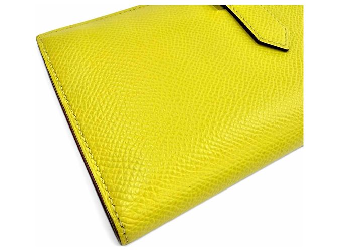 Hermès Bearn Soufflé Verso Long Wallet Golden - Ansicht 5