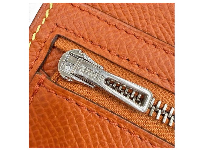 Hermès Bearn Soufflé Verso Long Wallet Golden - Ansicht 9